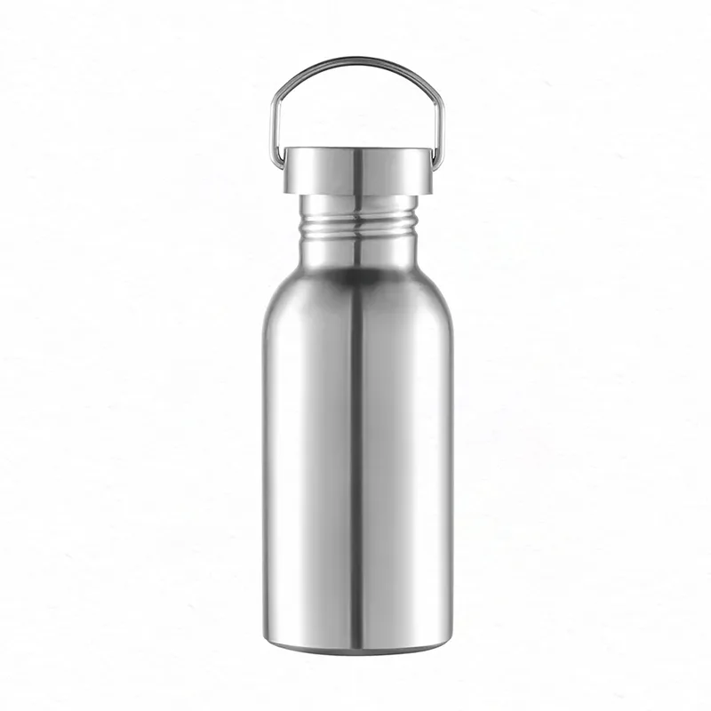 Svart sportsvannflaske