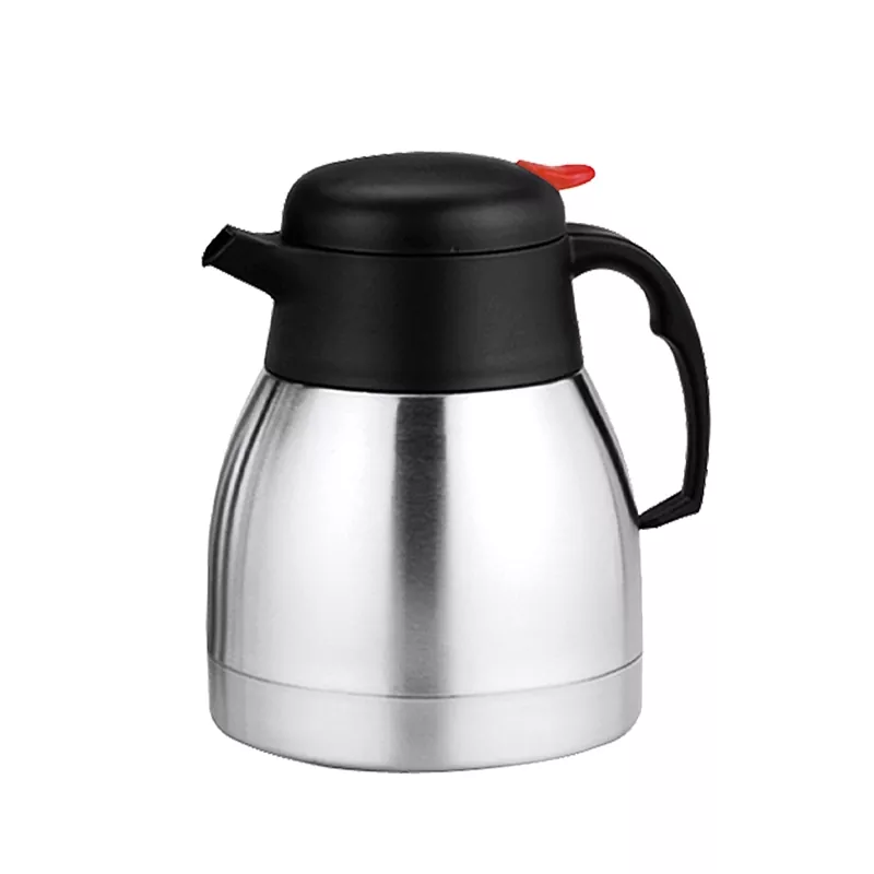 Liten kaffekanne i rustfritt stål